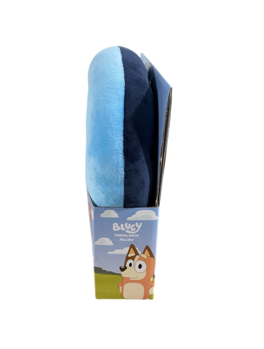 Bluey Toddler Travel Pillow Unisex Blue 10.6″ L X 3.3″ Wide X 10.6″ H.