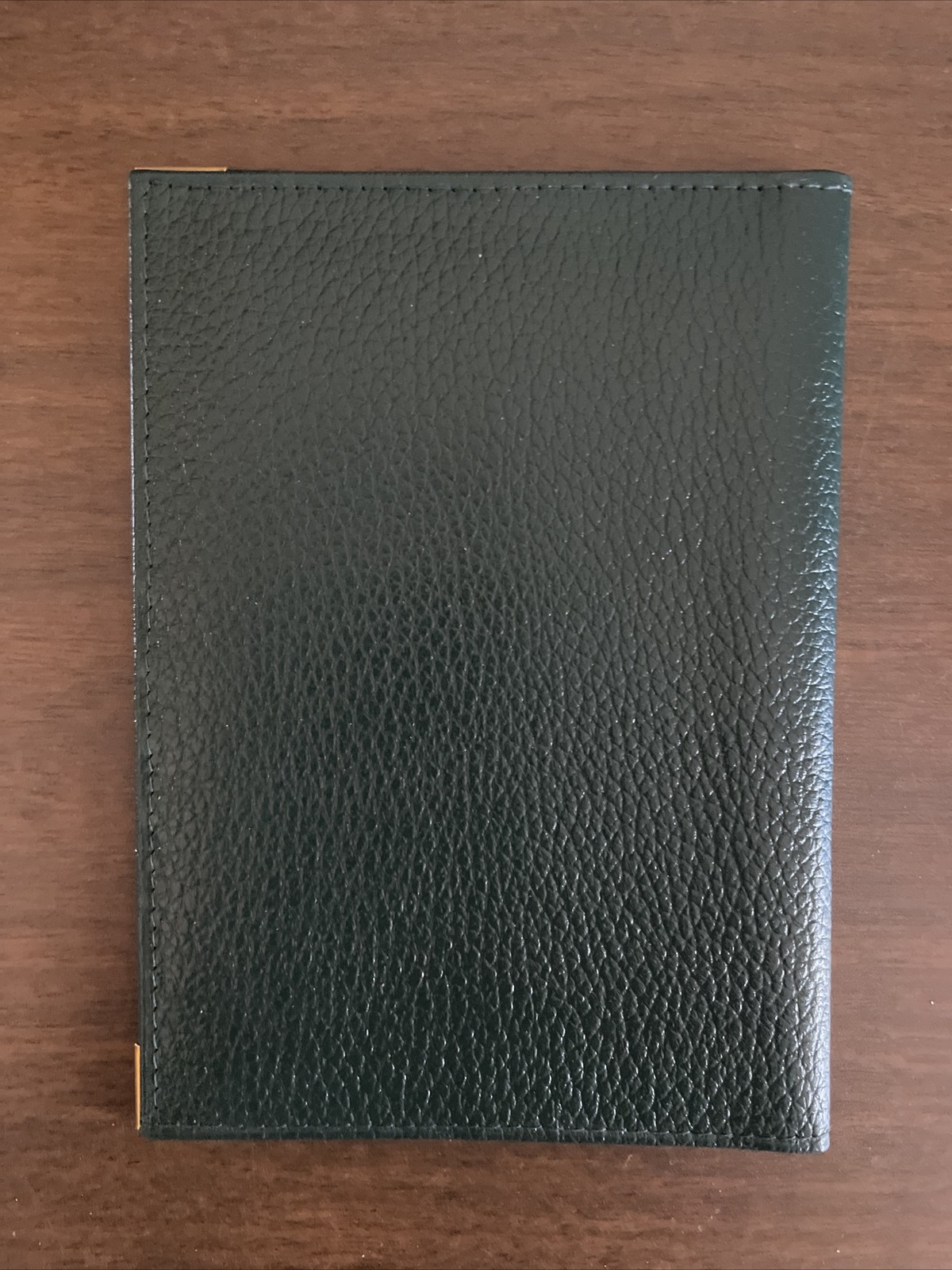 Vintage Rolex Green Leather Passport Holder Card Wallet