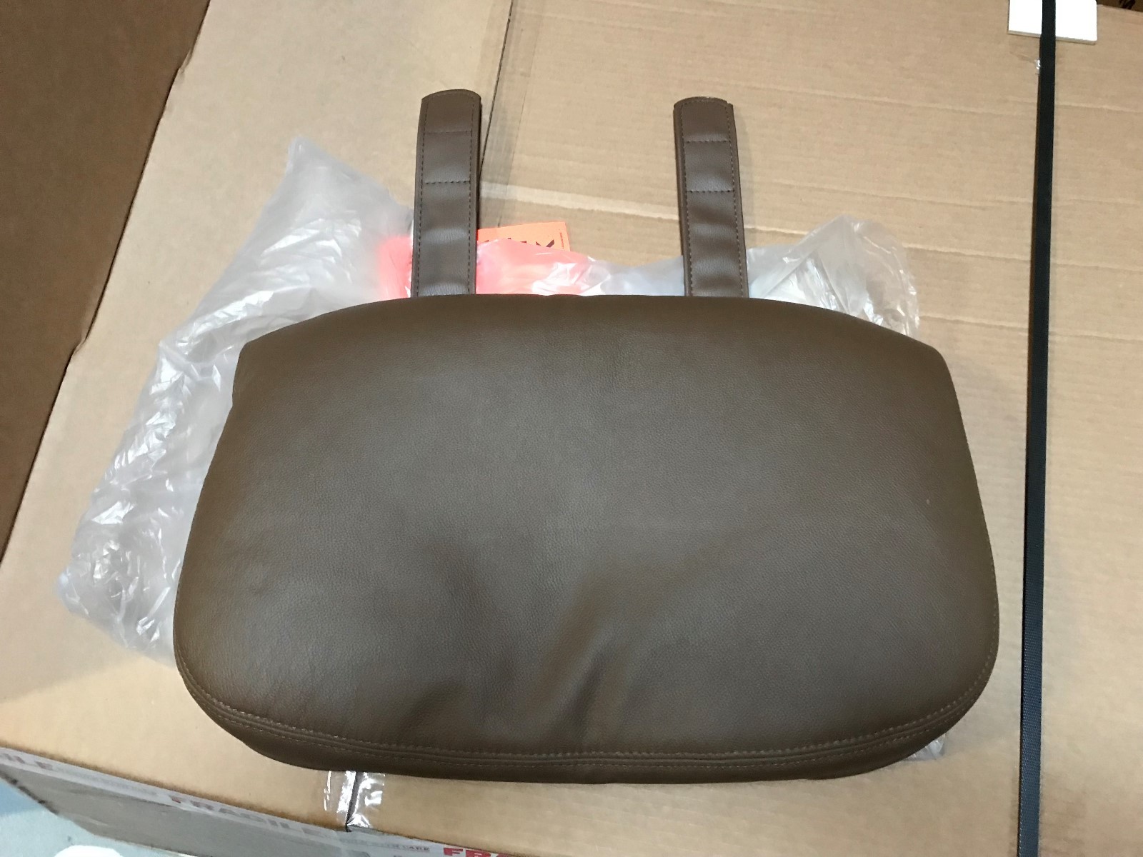 OEM Cashew Leather HT-125 Massage Chair Neck Head Pillow Cushion by Human Touch