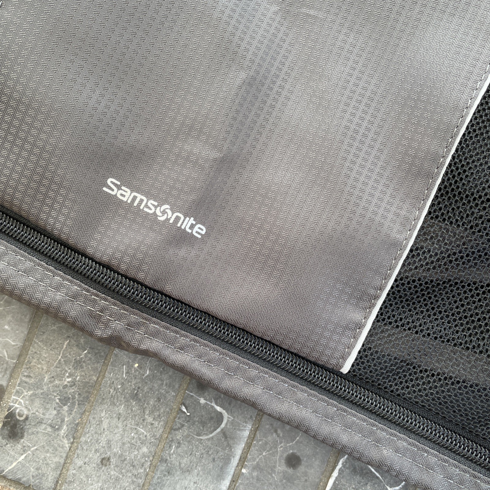 Samsonite Packing Cubes – Set Of 3 – Black & Grey Organizer Travel Storage VGUC