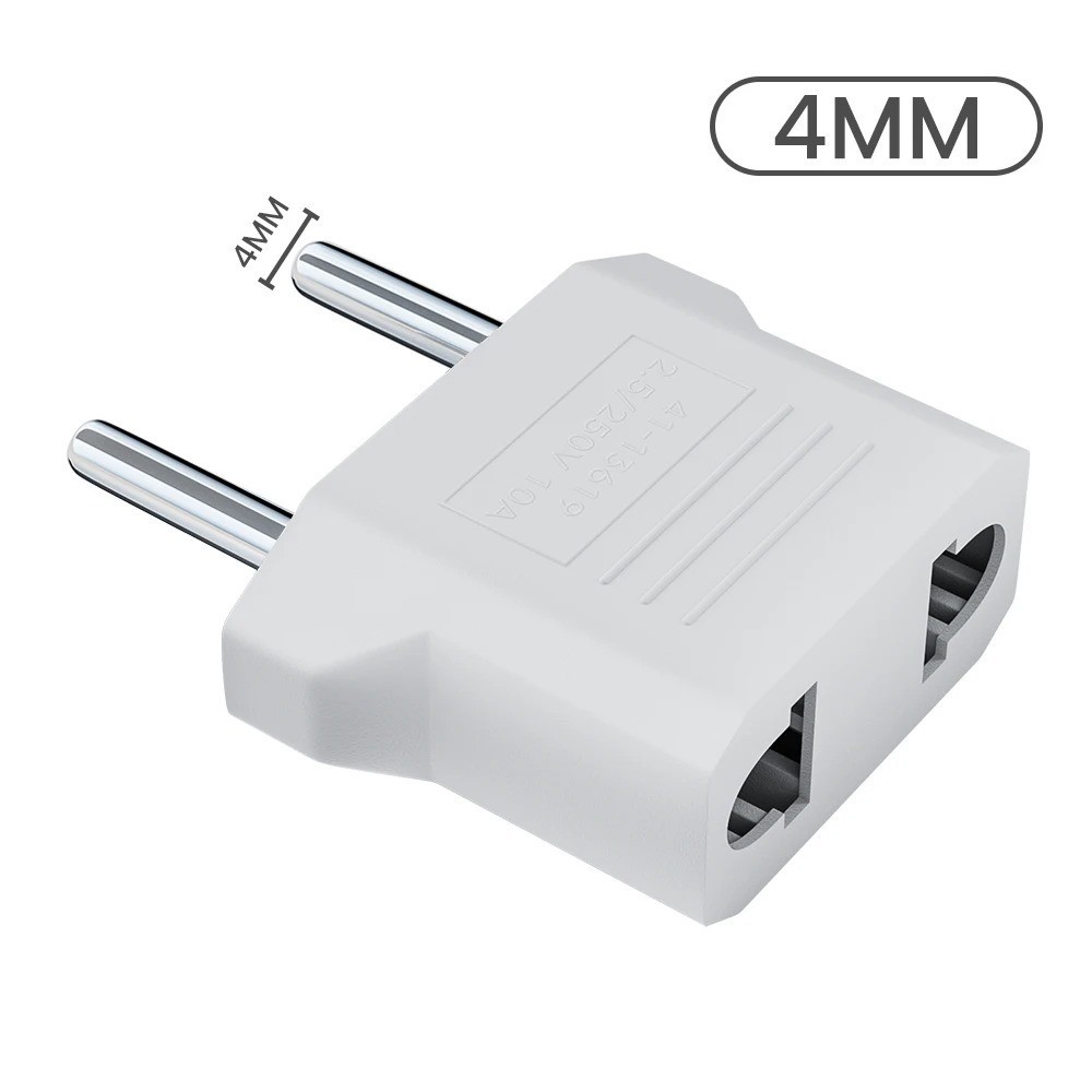 US to EU Plug Adapter Power Socket Converter Travel Charger