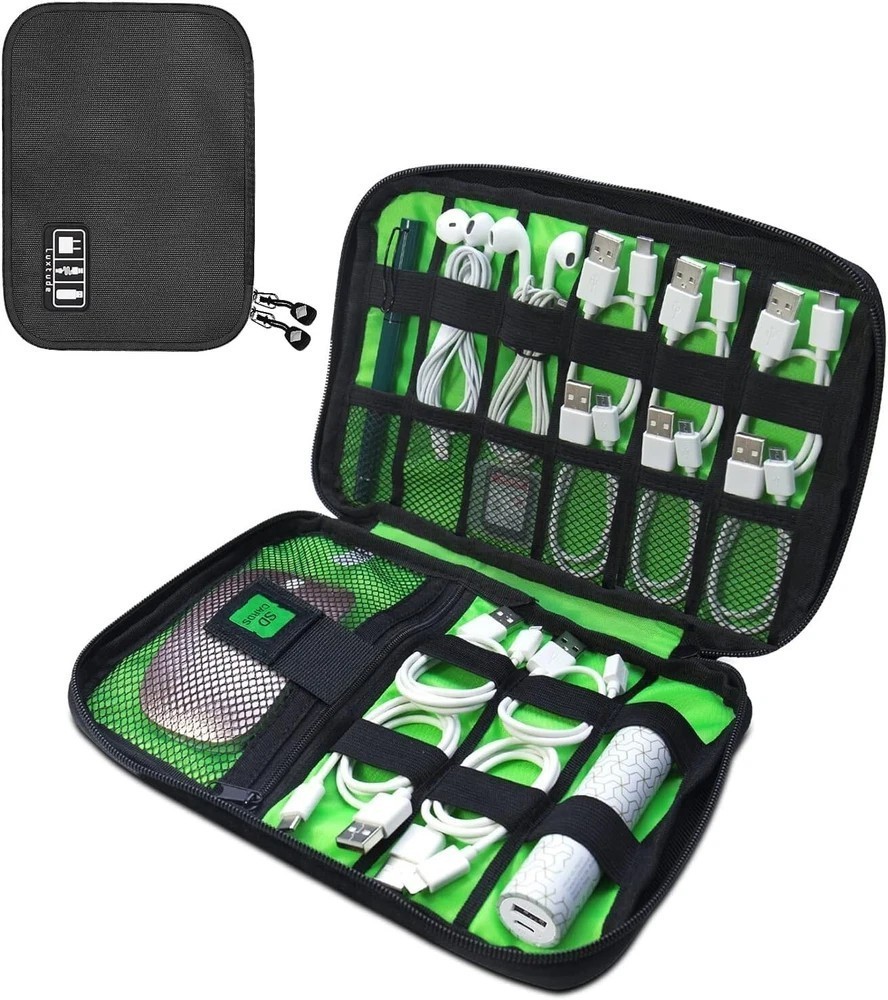 Universal Protective Travel Case for Small Electronics cable Accessories – USA