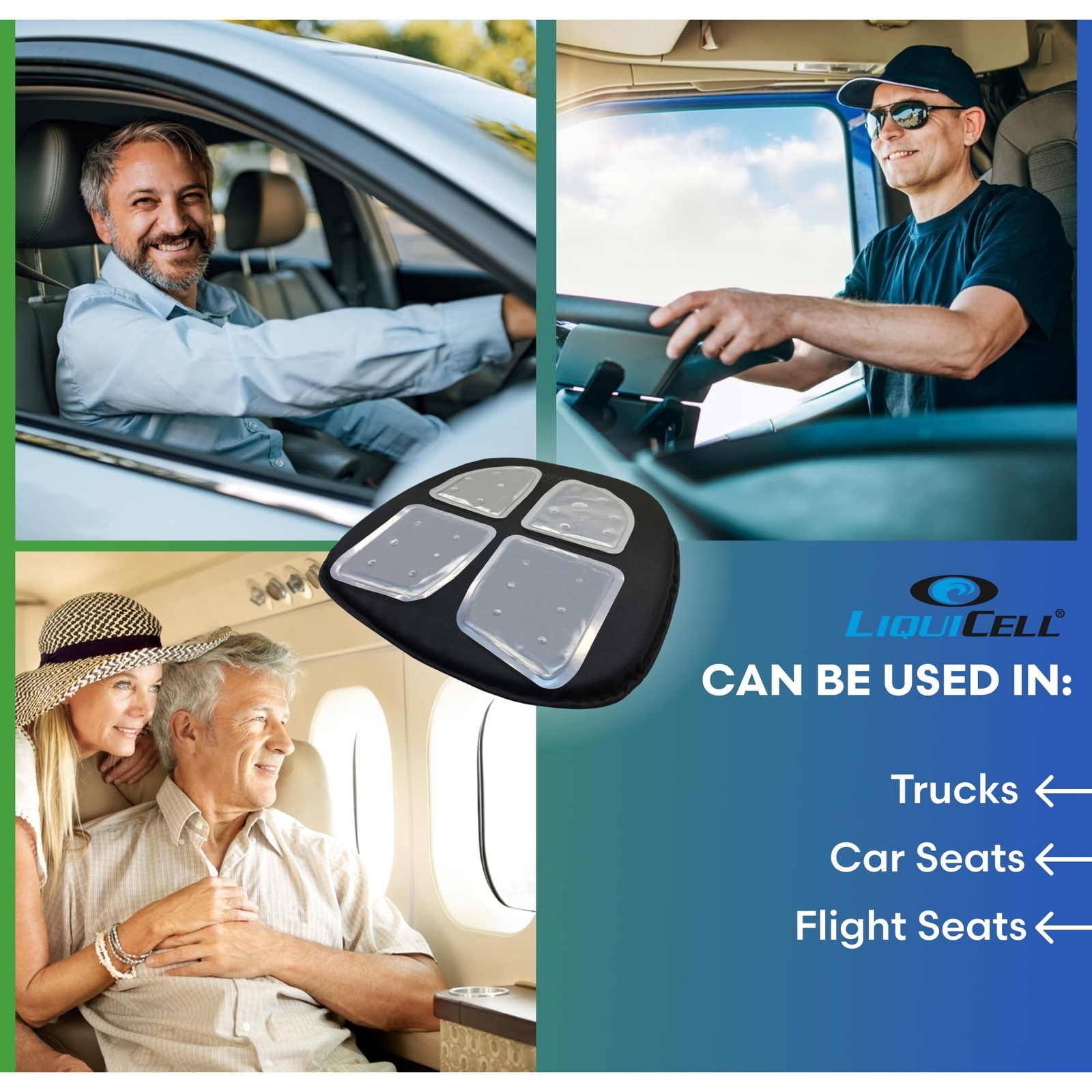 Travel Seat Cushion for Airplane, Car, Truck, Long Flights & Drive | Must Hav…