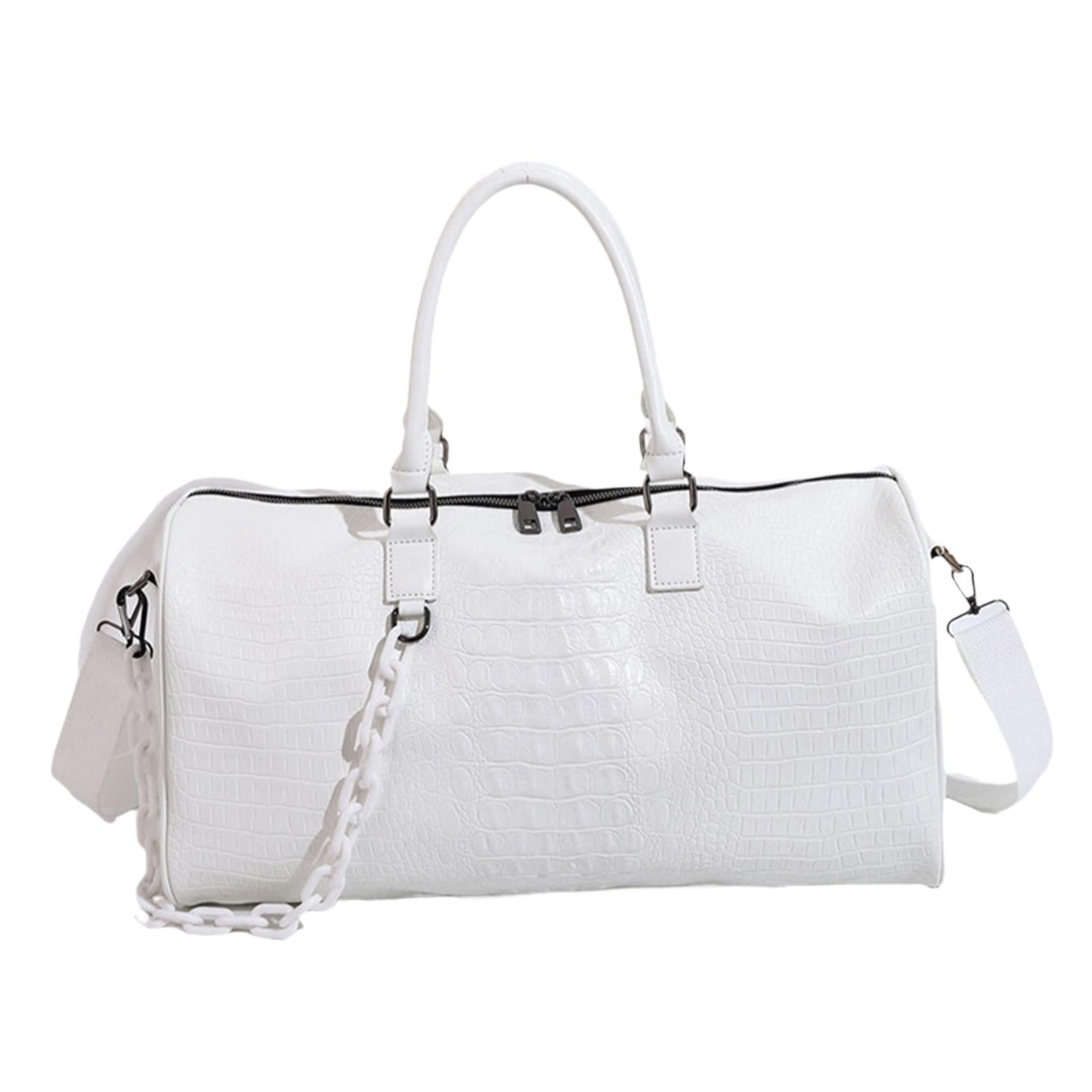 Trendy Lightweight Travel/ Gym Bag – Crocodile texture TC LUXE New Free Shipping