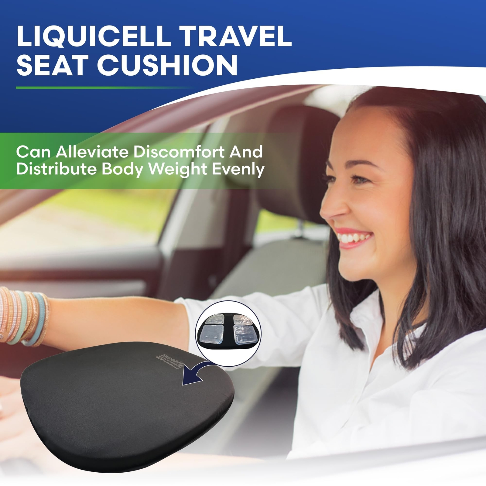Travel Seat Cushion for Airplane, Car, Truck, Long Flights & Drive | Must Hav…