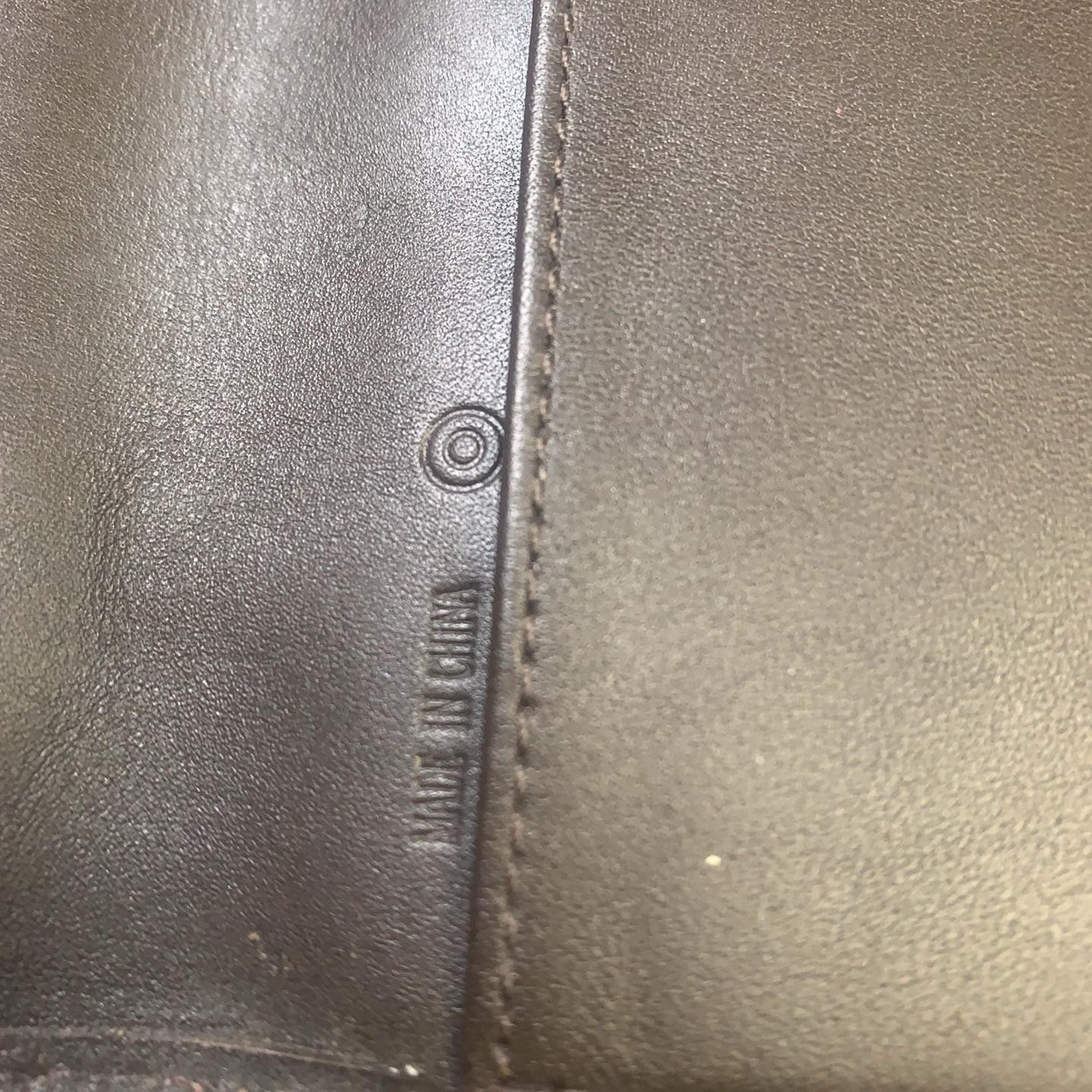 Coach Brown Leather Passport Travel Wallet Organizer Card Slots Signature