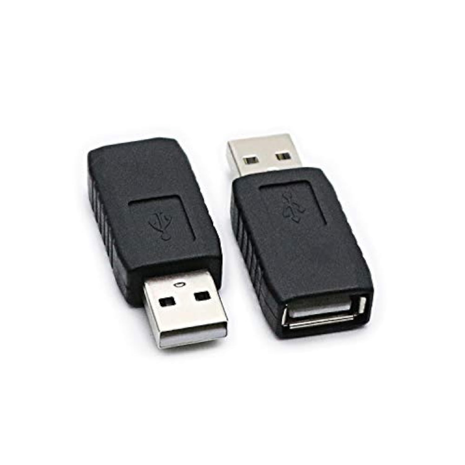 2 Pack USB 2.0 AF/AM Adapter Type A Female to USB A Male Adapter Connector Co…