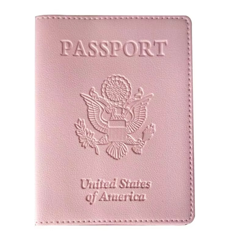 Passport Holder Cover Wallet Travel Essentials RFID Blocking Leather Card Case
